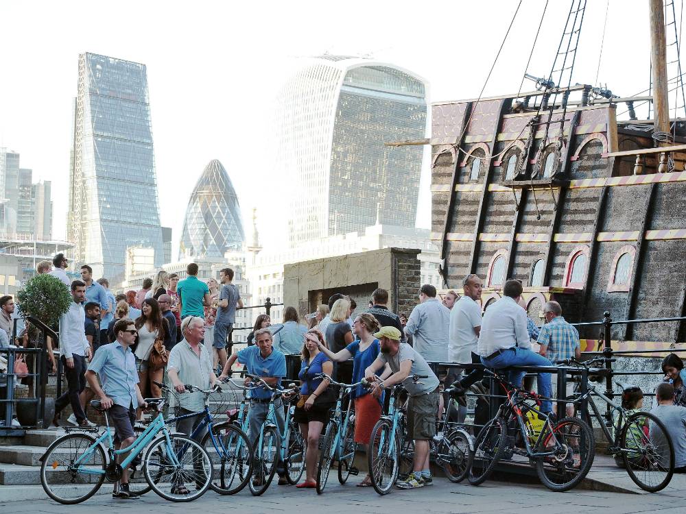 london guided bike tour